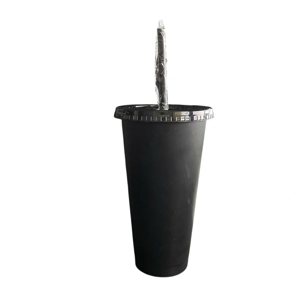 Acrylic Travel Tumbler with Straw Inspirational Verse Philippians 4:6 24 oz.